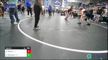 170 lbs Rr Rnd 1 - Hadrian Moore, Standfast vs Hayden Gasaway, Harrah Little League Wrestling