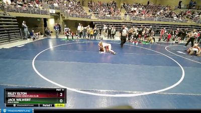 110 lbs Cons. Round 2 - Jack Wilwert, Gold Rush vs Riley Elton, Payson Lions Wrestling Club