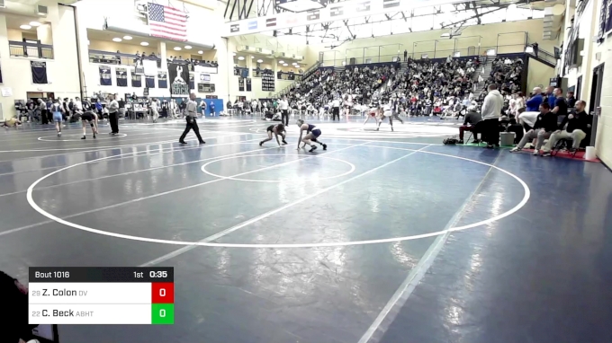 107 lbs Consi Of 16 #1 - Zion Colon, Delaware Valley vs Connor Beck ...