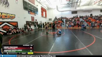 105 lbs Cons. Round 1 - Jeremiah Smith Lopez, Laurel Middle School vs Henry Pincoskie, Lovell Middle School