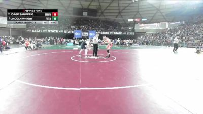 Boys 1B/2B 157 Champ. Round 1 - Jorge Samperio, Brewster vs Lincoln Wright, Freeman