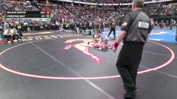 132-4A Semifinal - Malakii Martin, Roosevelt High School vs Christian May, Littleton High School