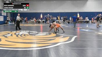 149 lbs Quarterfinal - Nick Sanders, Coast Guard vs Jared Spahn, Johnson & Wales (RI)