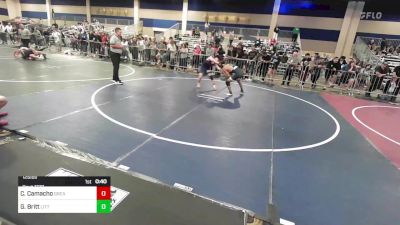 126 lbs Consi Of 64 #2 - Christian Camacho, Great Oak HS vs Gavin Britt, Little Vikings WC