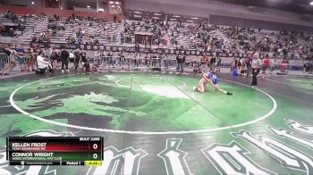 77 lbs Semifinal - Kellen Frost, Team Aggression WC vs Connor Wright, Askeo International Mat Club