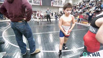 80 lbs Rr Rnd 3 - Grayson Spence, Blackwell Wrestling Club vs Gabriel Allen, Ponca City Wildcat Wrestling