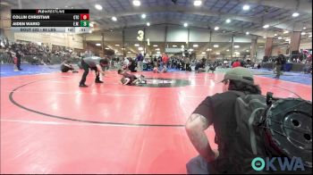 66 lbs Rr Rnd 2 - Collin Christian, Comanche Takedown Club vs Aiden Wario, Elgin Wrestling