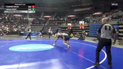 165 lbs Champ. Round 2 - Cooper Willis, Augsburg vs Brian Petry, Cornell College