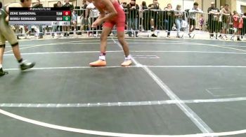 116 lbs Consi Of 16 #2 - Zeke Sandoval, Team So-Cal vs Berdj Serrano, Gold Rush Wr Ac