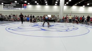 190 lbs Cons. Round 5 - Colton Campbell, NC vs Nicky Bernard, FL