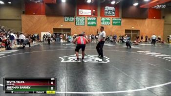 285 lbs Champ. Round 1 - Tevita Taufa, Palomar vs Sherman Barney, Cuesta