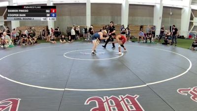 132 lbs Cons. Round 3 - Damien Pinedo, California vs Cooper Bain, Eastern Oregon Elite