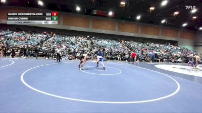 144 lbs Cons. Round 2 - Maddex Kuckenmeister-Jones, Douglas vs Brevin Curtis, Mcqueen
