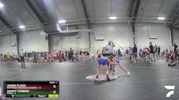 80 lbs Round 3 (6 Team) - Jaxon Flood, Roundtree Wrestling Acacdemy vs Sammy Farrow, Storm