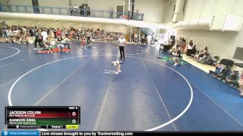 44-47 lbs Round 3 - Jackson Colvin, Roy Wrestling Club vs Kannon King, Box Elder Wrestling