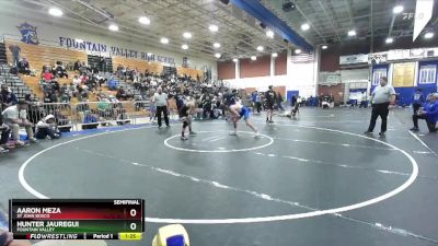 113 lbs Semifinal - Aaron Meza, St John Bosco vs Hunter Jauregui, Fountain Valley