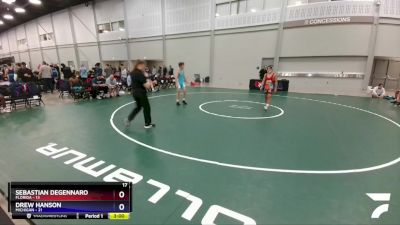 126 lbs Placement Matches (8 Team) - Sebastian Degennaro, Florida vs Drew Hanson, Michigan