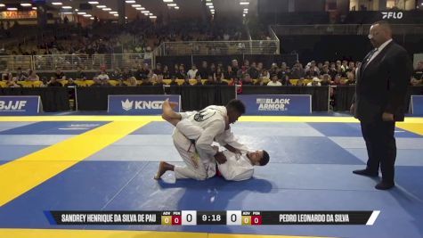 Pedro Leonardo Da Silva vs Sandrey Henrique Da Silva De Pau 2025 Pan Jiu Jitsu IBJJF Championship