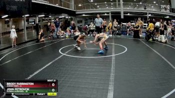 64 lbs Round 6 (8 Team) - John Petrovcik, Florida Scorpions vs Brody Farrington, Junior Terps