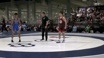 63 kg Cons. Semis - Carter Nogle, Air Force Regional Training Center vs Job Greenwood, GRIT Athletics Wrestling Club