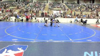 100 lbs Round Of 16 - Bentley Lange, Big Red MC Wrestling Club vs Justin Green, East Jackson Takedown Club