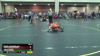 75 lbs Semifinal - River Chamberlain, Prodigy Wrestling Academy vs Cruz Evans, Backyard Brawlers