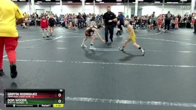 56 lbs Placement (4 Team) - Dom Woods, Bitetto Trained vs Griffin Rodriguez, Terps East Coast Elite