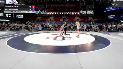 138 lbs Cons. Rd Of 32 - Connor Crum, WA vs William Colvin, NY