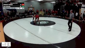 130 lbs. Cons. Round 2 - Zoa Dejong, Omaha Westside vs Charlie Torres, Sikeston