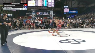 165 lbs Champ. Rd Of 64 - Weston Emmons, Pennsylvania vs Blake Allen, Vermont