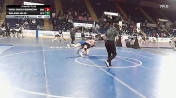 132 lbs Consi Of 8 #2 - Gwen Simkiss-Reddington, Brookline vs Melanie Miles, Putnam