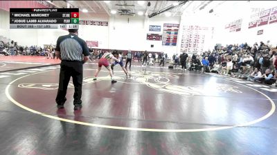 157 lbs Semifinal - Michael Maroney, St Joseph vs Josue Lamb Alvarado, Plainville