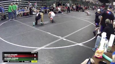 150 lbs Round 4 (6 Team) - Rocco Folino, Team Oregon vs Nykeen Duran, Wyoming Twisters