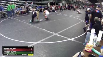 150 lbs Round 4 (6 Team) - Rocco Folino, Team Oregon vs Nykeen Duran, Wyoming Twisters