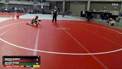 135 lbs Quarterfinals (8 Team) - Westin Murphy, St. Charles vs Brycen Myhre, Minneota