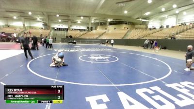 100 lbs Cons. Round 4 - Neil Hatcher, Seymour Youth Wrestling vs Rex Ryan, Nolensville Wrestling Club