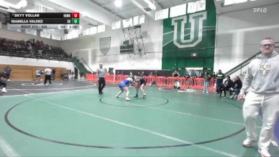 120 lbs Cons. Round 4 - Isabella Valdez, South Hills vs Skyy Vollan, Hamilton Anza