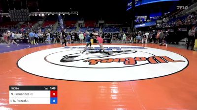 190 lbs Cons 16 #2 - Nicole Fernandez, MO vs Nadia Razzak, IL