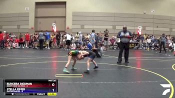 53 lbs Round 2 (8 Team) - Suncera Dickman, Beast Mode WA Pink vs Stella Eimer, Untouchables