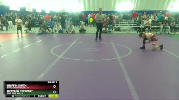 76 lbs Round 3 (8 Team) - Griffin Smith, Backyard Brawlers vs Braylen Stewart, Ohio Gold 10k