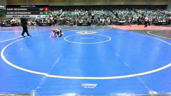 68 lbs Quarterfinal - Daisy McGovern, Toppenish Bad Boys Wrestler vs Alyse Diffenderfer, California Grapplers