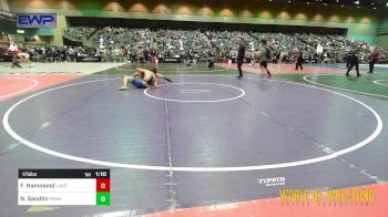 175 lbs Quarterfinal - Fred Hammond, LakeVille Wrestling Club vs Noah Sandlin, Poway Elite