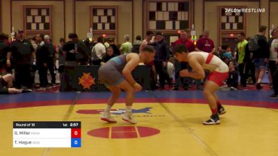 79 kg Round Of 16 - Gabe Miller, Pennsylvania RTC vs Toby Hague, Iron Wrestling Club