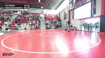 110 lbs Cons. Round 1 - Ella Kimbrel, PONCA CITY vs Isabella Granillo Sequeyro, Bentonville West High School