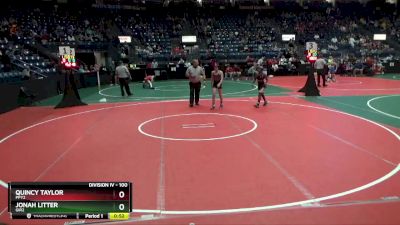 100 lbs Cons. Round 1 - Jonah Litter, GIR2 vs Quincy Taylor, PPY2