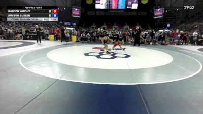 120 lbs Cons. Sub-rd Of 64 - Randen Wright, OK vs Bryson Busler, WI