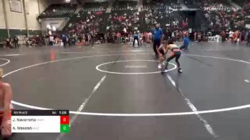 64 lbs Prelims - Johnathan Navarrette, Mayhem vs Adin Wessleh, Maize Kids Wrestling Club