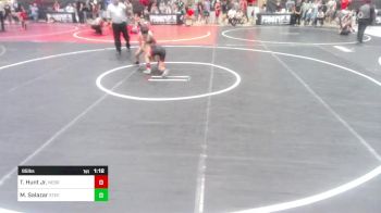 95 lbs Quarterfinal - Taylor Hunt Jr., Nebraska Boyz vs Mateo Salazar, Steel City Reloaded