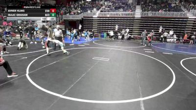 54 lbs 2nd Place - Avner Kling, Sturgis Youth WC vs Isaac Graham, Natrona Colts