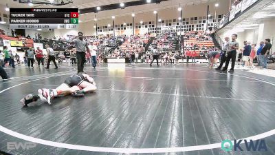 80 lbs Rr Rnd 2 - Tucker Tate, Grove Takedown Club vs Parker Hobbs, Salina Wrestling Club